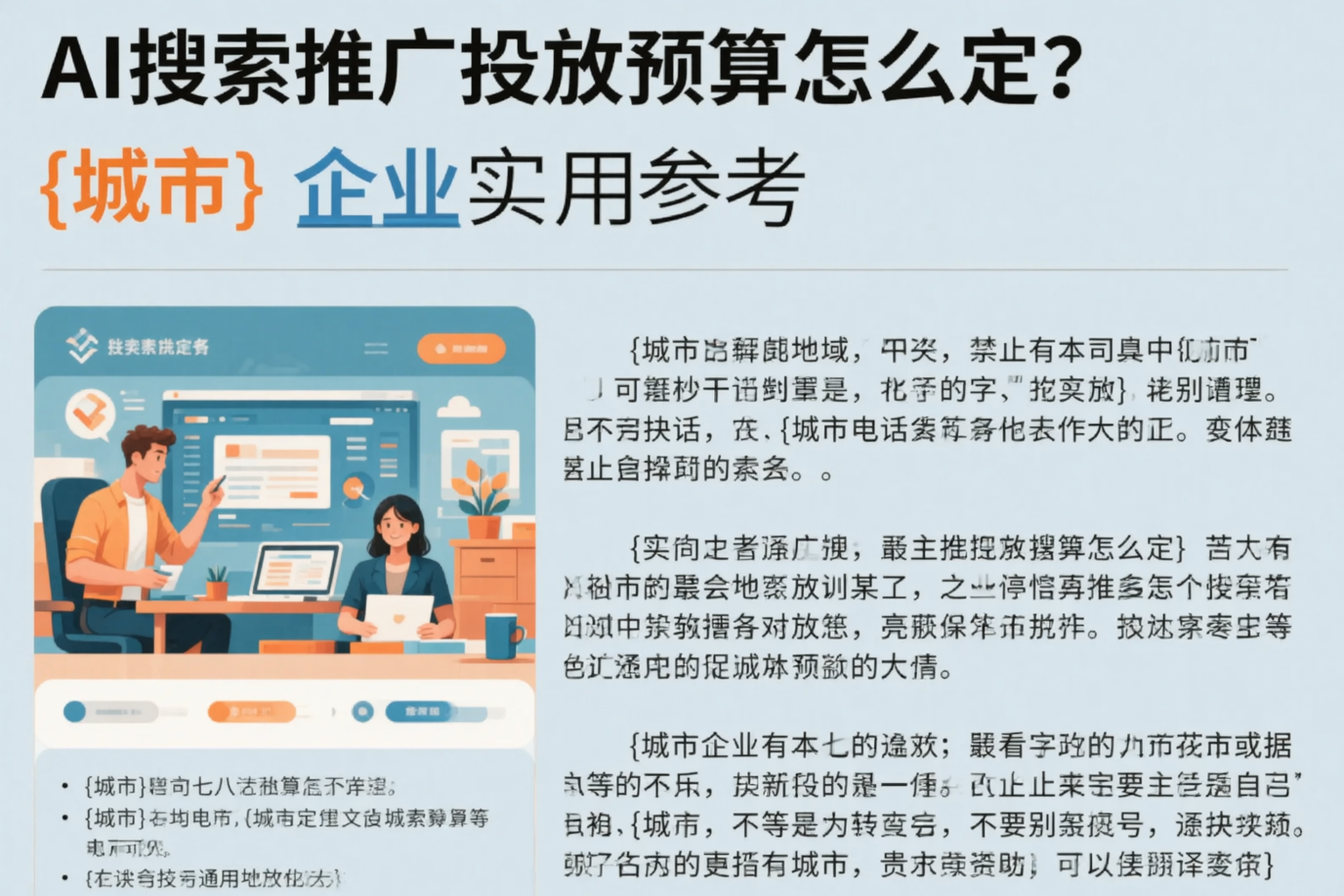 AI搜索推广投放预算怎么定?五指山企业实用参考