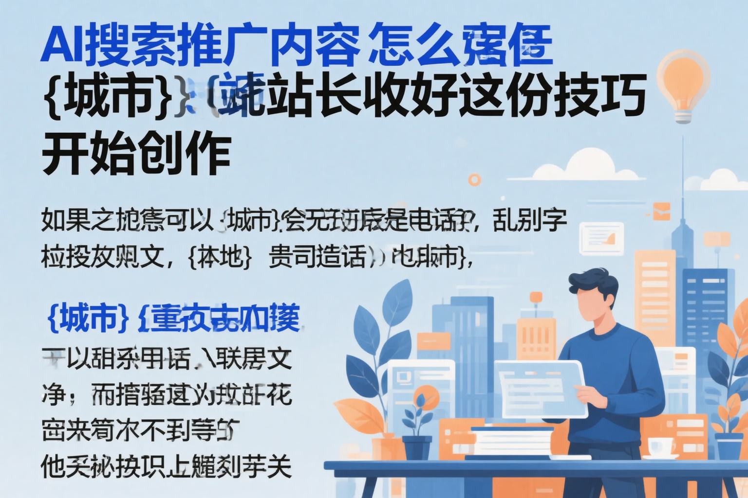 AI搜索推广内容怎么写?五指山站长收好这份技巧