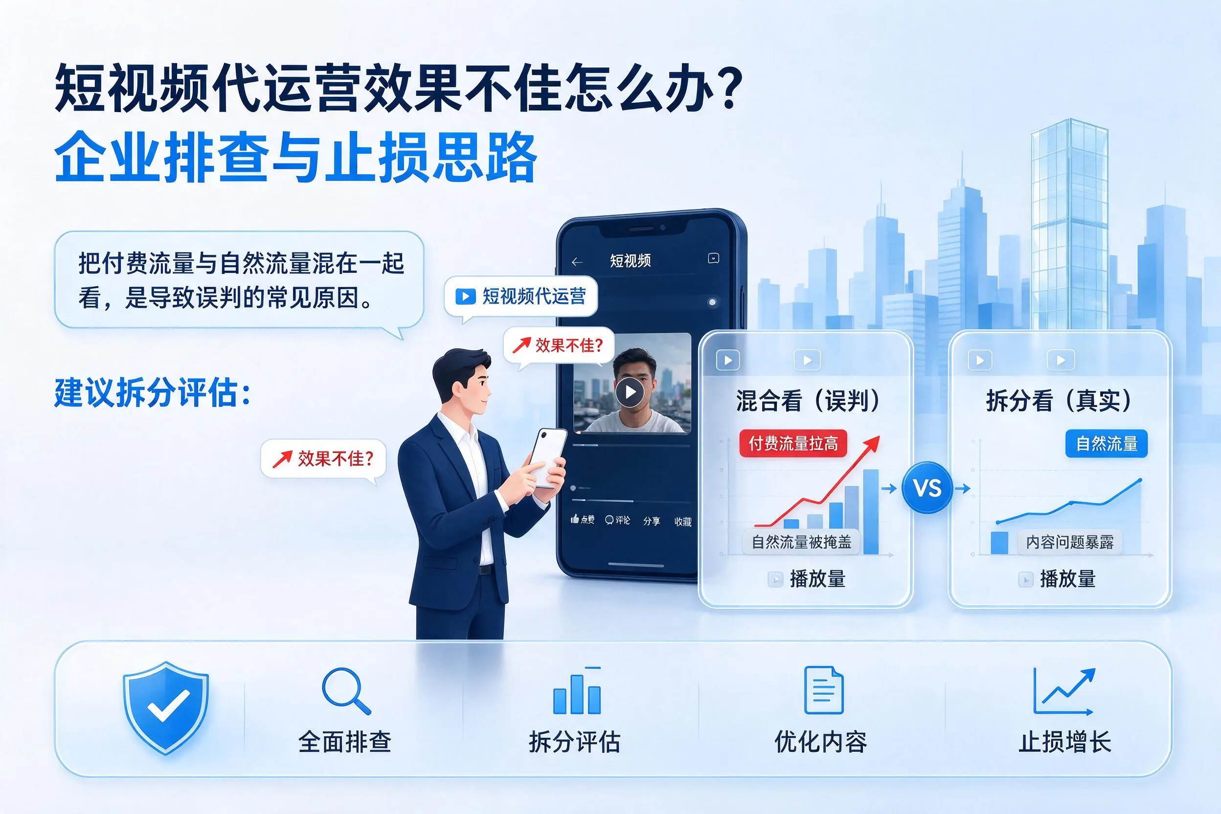 短视频代运营效果不佳怎么办?五指山企业排查与止损思路